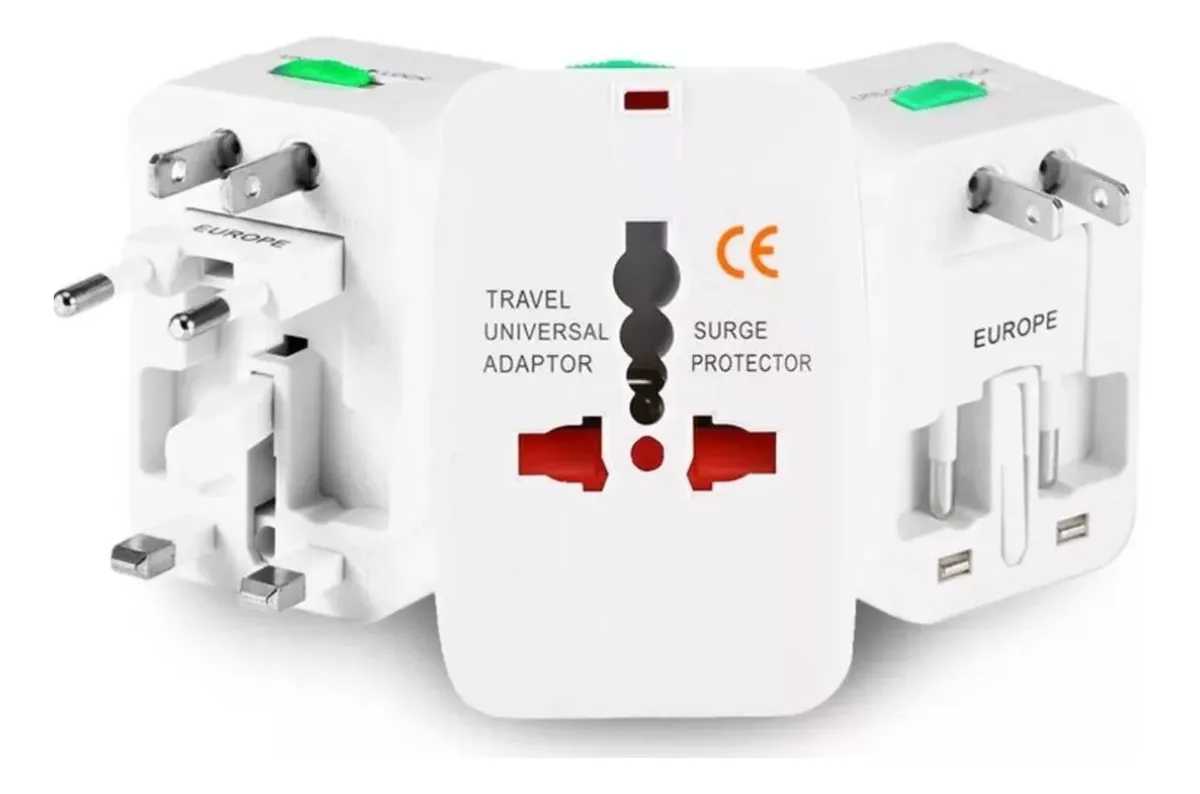 ENCHUFE VIAJERO MULTIPLE UNIVERSAL CARGADOR