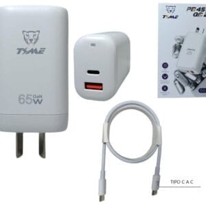 CARGADOR CON CABLE PD45W+ QC20W