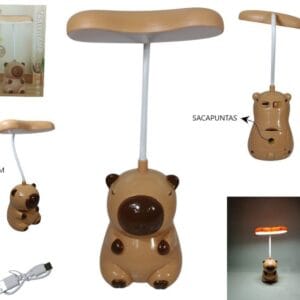 VELADOR CAPYBARA CON SACAPUNTAS