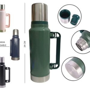 TERMO DE ACERO CON MANIJA 1300L