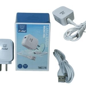 CARGADOR TIME V8 2.1A C/ CABLE DESMONTABLE
