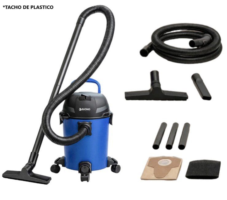 ASPIRADORA DE TACHO (PLASTICO) 10 L 600 W