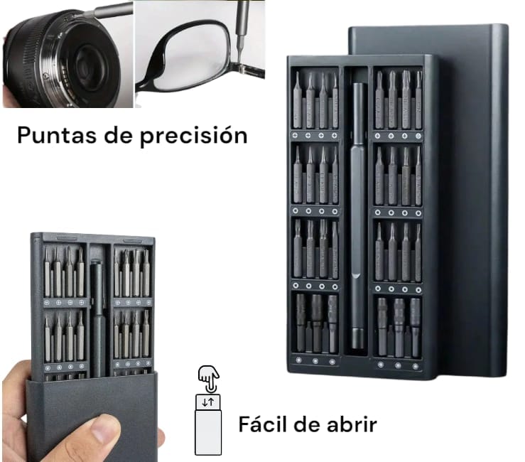 SET DE DESTORNILLADOR DE PRECISION 48 EN 1