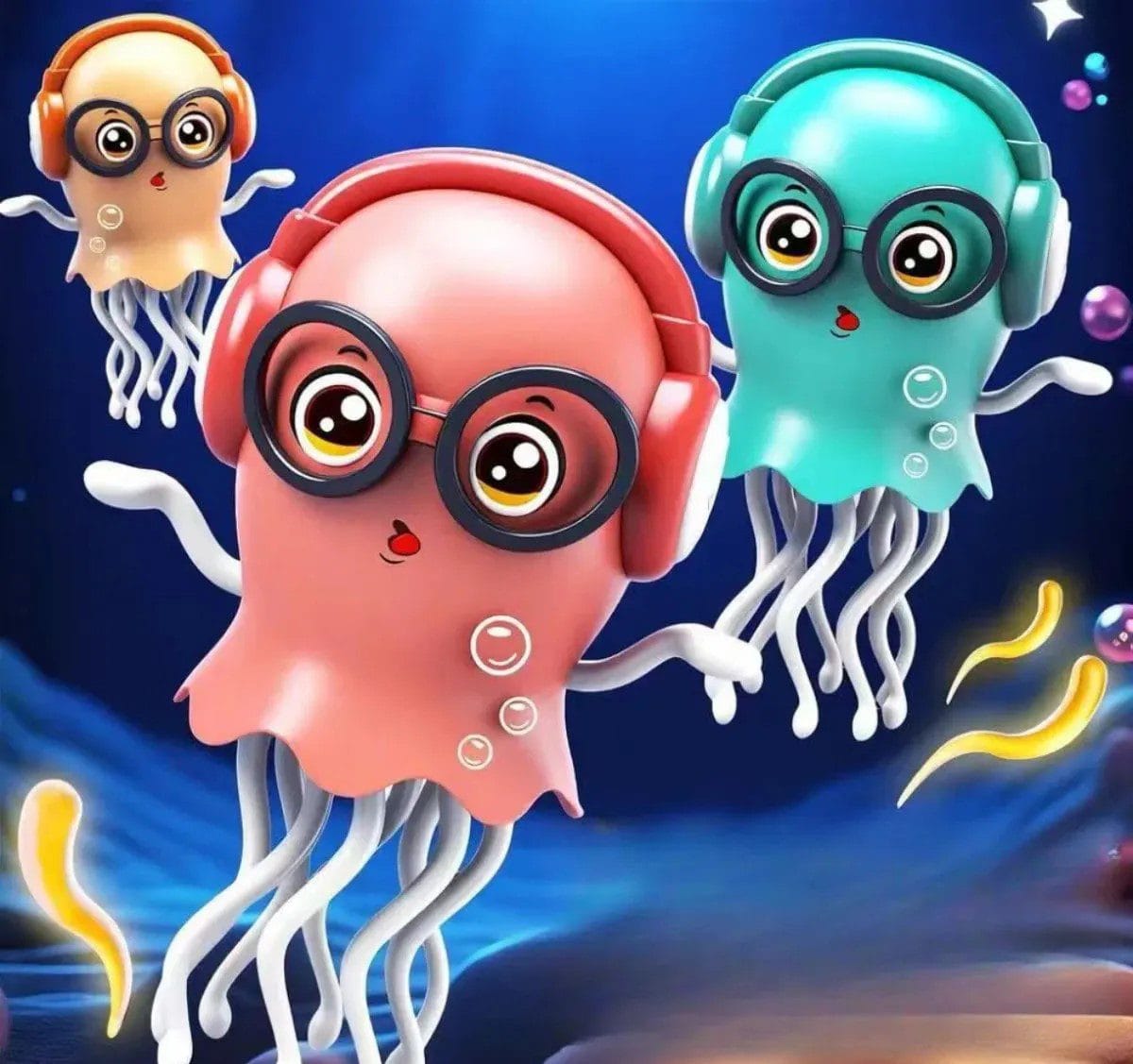PULPO / MEDUSA BAILARIN LUCES Y MUSICA