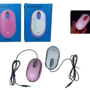 MOUSE LED CON CABLE NOGA