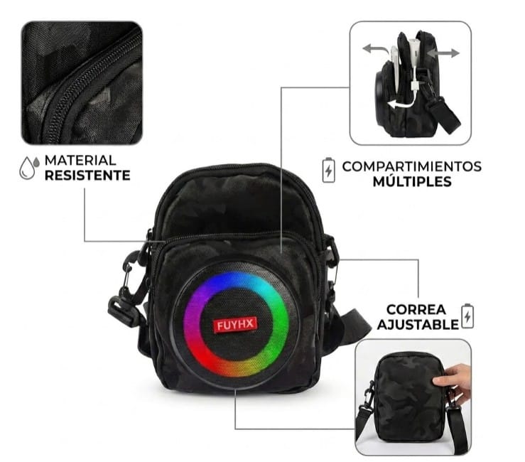 MOCHILA CON PARLANTE