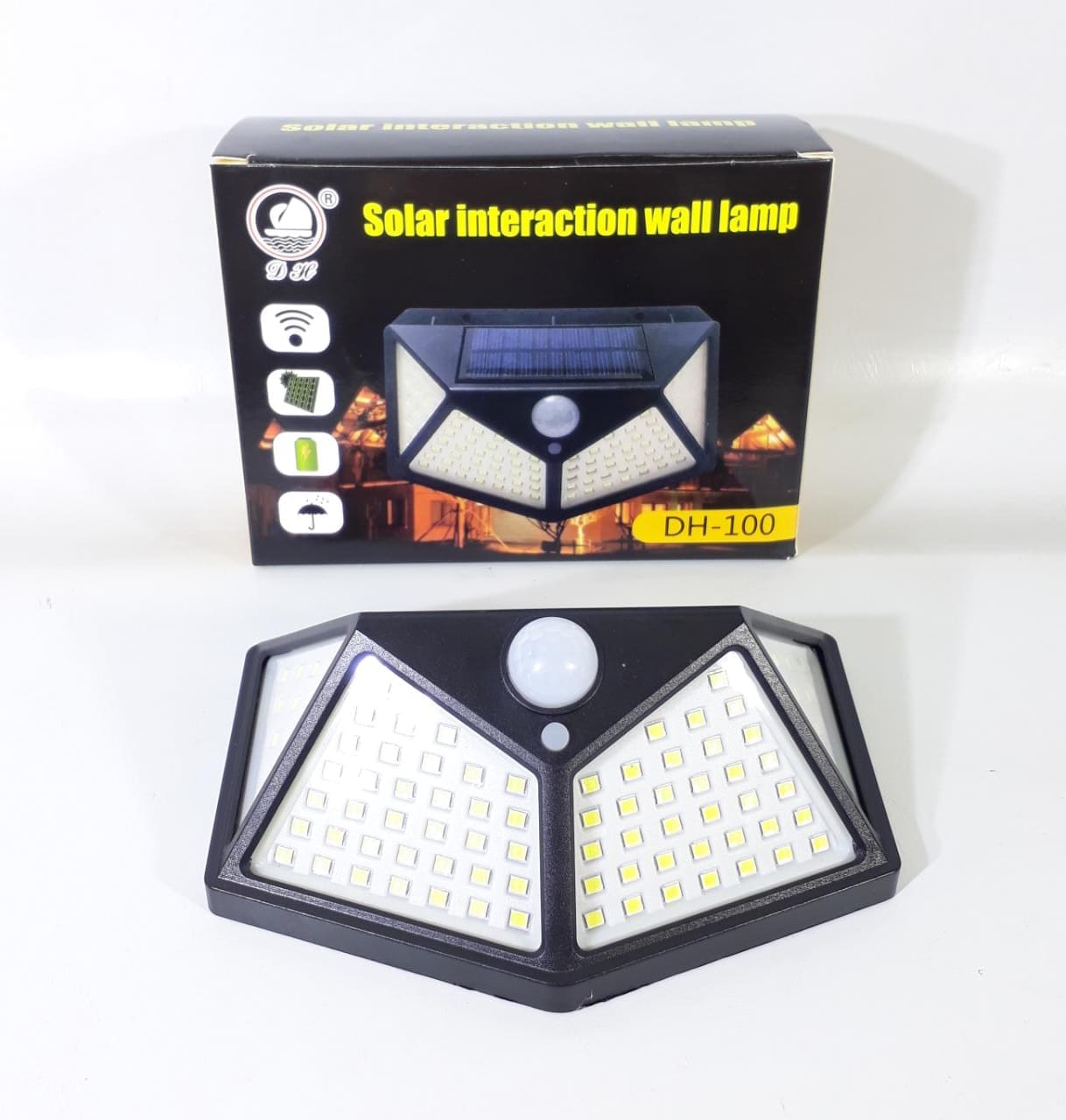 APLIQUE LUZ LED SOLAR CON SENSOR BK-100