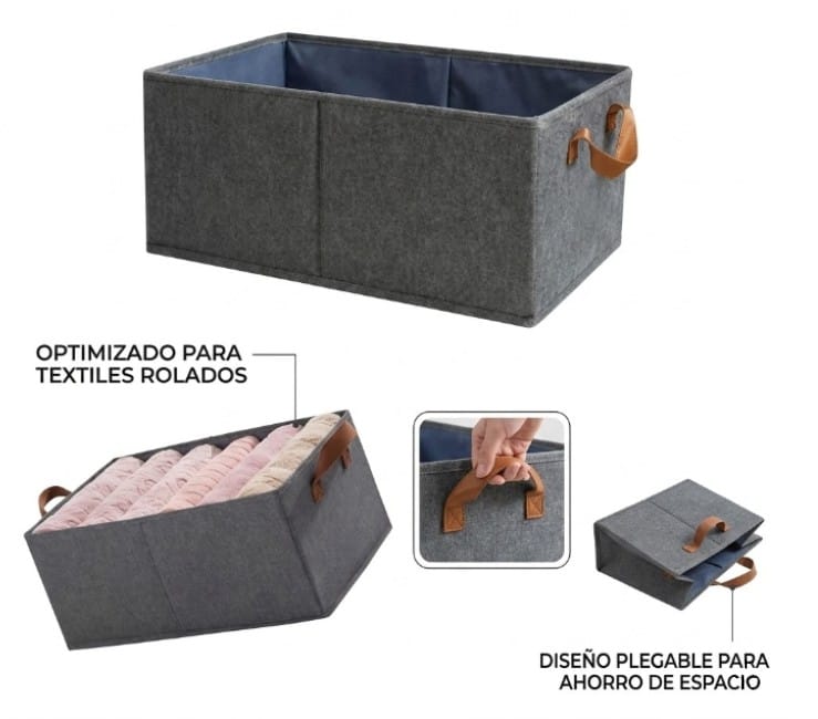 CESTA ORGANIZADOR DE ROPA