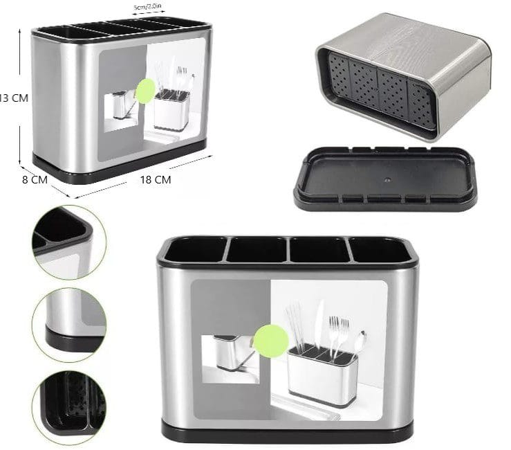 ORGANIZADOR Y ESCURRIDOR DE CUBIERTOS