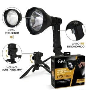 LINTERNA LED BUSCAHUELLA  CON TRIPODE