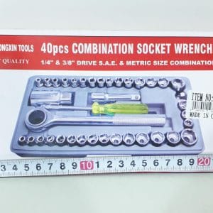 SET LLAVE TUBO CHICO X 40 PCS
