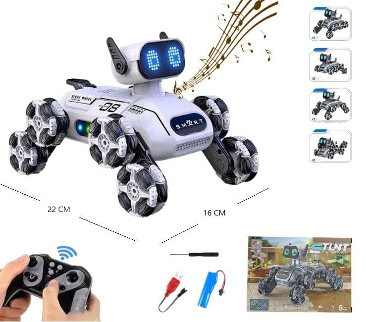 PERRO ROBOT ACROBATICO CON CONTROL