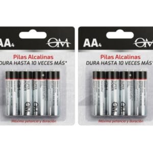 PILAS ALCALINAS OM AA  X4