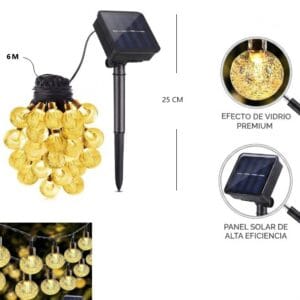 GUIRNALDA ESTACA SOLAR